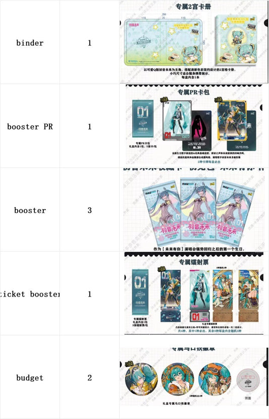 Kayou Card - official HATSUNE MIKU cards - MIKU GIFT BOX 01