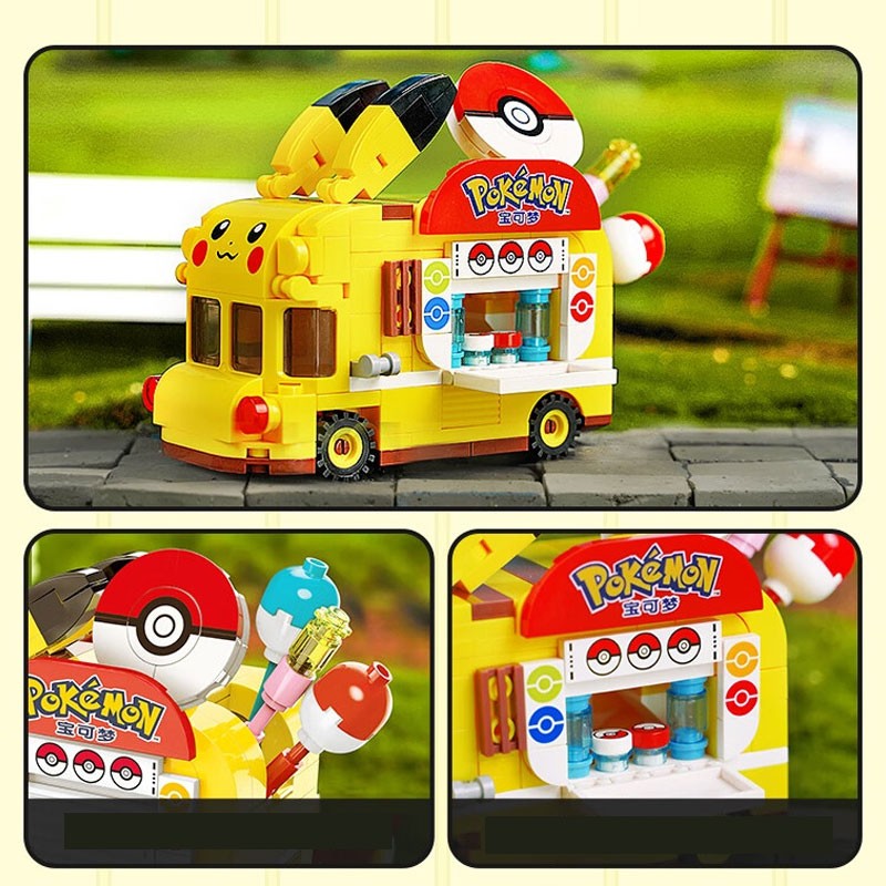 POKÉMON - KEEPPLEY - MINI POKEBALL CAR PIKACHU