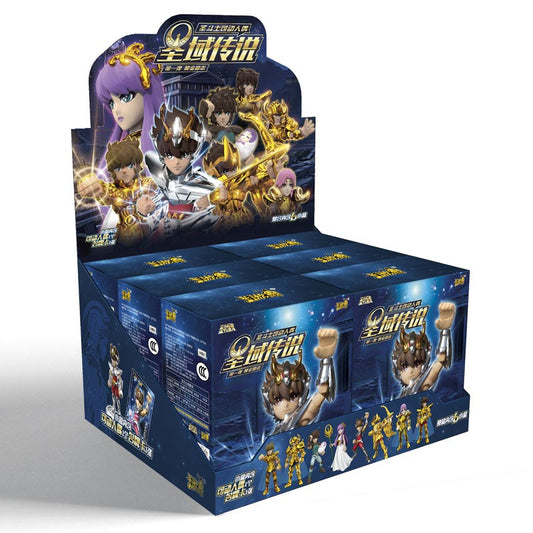 Kayou SAINT SEIYA - 1 BIG BOX ACTION FIGURES - THE 1st BULLET: GOLDEN WILL BOX x 6