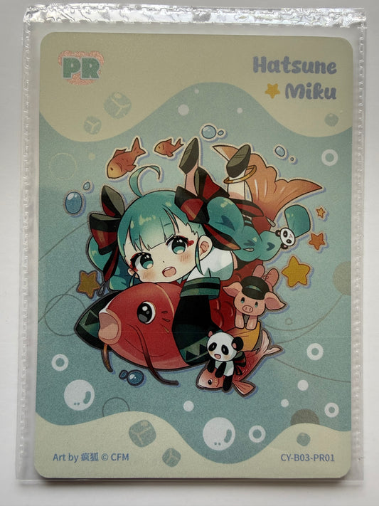 Kayou Card - Cartes Officielles Carte Promo Hatsune Miku CY-B03-PR01