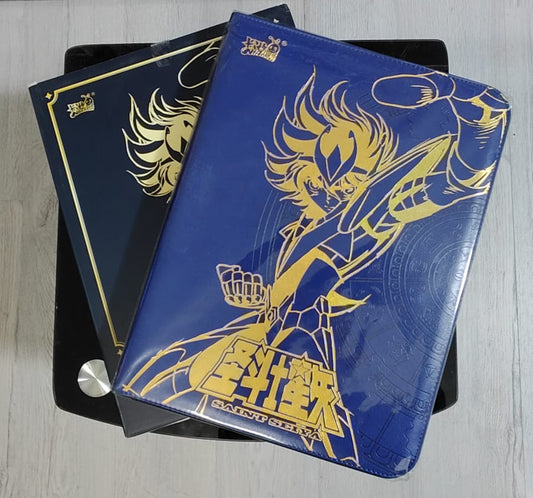Kayou Saint Seiya - Classeur Saint Seiya Collector Officiel Premium en cuir véritable 20 feuillets (378 cartes)