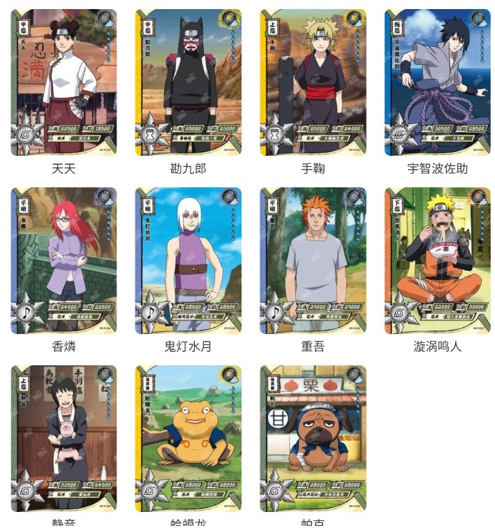 Kayou Card - Cartes Officielles Naruto - Display (pack de 36 Boosters) Tier 1 Wave 1