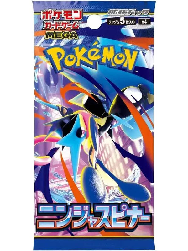 Pokémon - Display Japonaise M4 Ninja Spinner contenant 30 Boosters with shrink