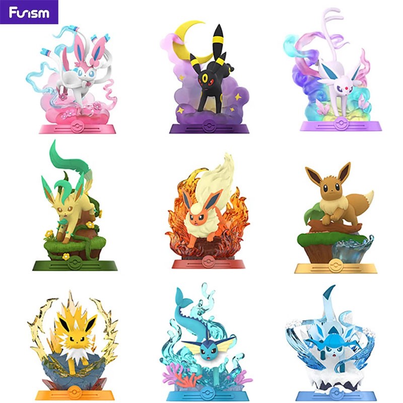 POKÉMON - FUNISM - EVOLI EEVEELUTION COLLECTION WAVE 2 X 9 FIGURINES