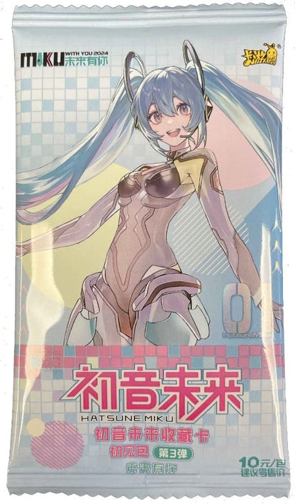Kayou Card - Display Hatsune Miku With You 2024 Tier 4 Wave 3 T4W3 (18 boosters)