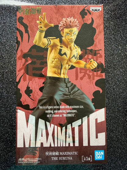 JUJUTSU KAISEN - MAXIMATIC - THE SUKUNA [BOITE ABIMEE FIGURINE NEUVE]