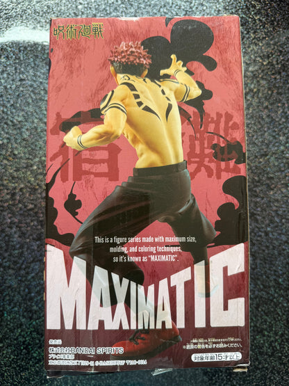 JUJUTSU KAISEN - MAXIMATIC - THE SUKUNA [BOITE ABIMEE FIGURINE NEUVE]