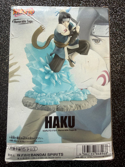 NARUTO - MEMORABLE SAGA - HAKU [BOITE ABIMEE FIGURINE NEUVE]