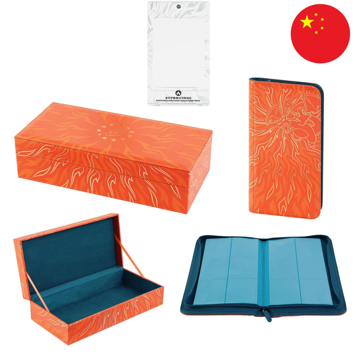 POKEMON - CHARIZARD V-Star Battle Set Gift Box Chinese - Charizard V-Star Box CHN