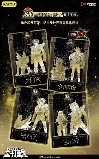 Kayou card - Case de 36 Display + tous les bonus exclusifs de Préco Saint Seiya Wave 5 Comic version collection -