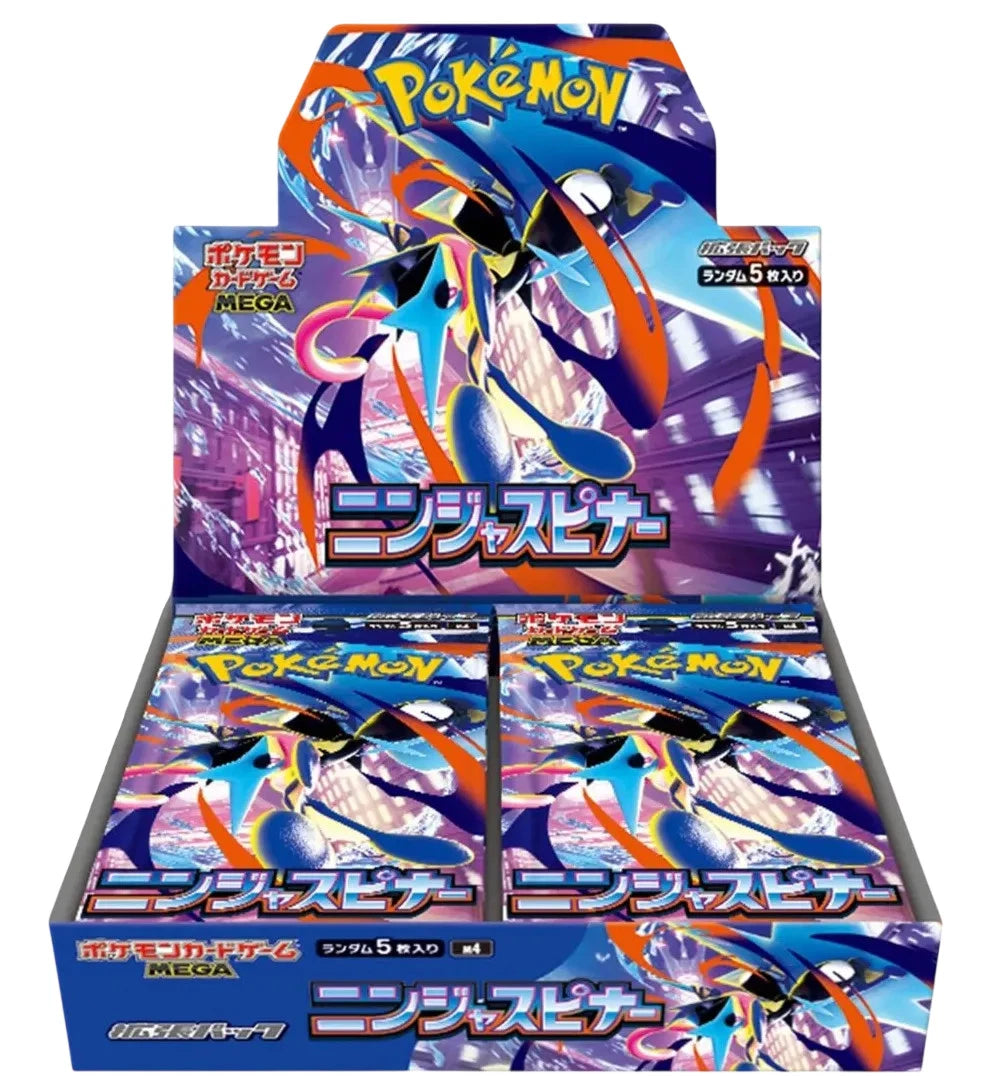 Pokémon - Display Japonaise M4 Ninja Spinner contenant 30 Boosters with shrink